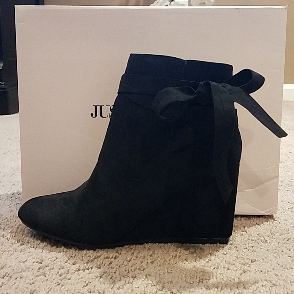 JustFab Black Boots